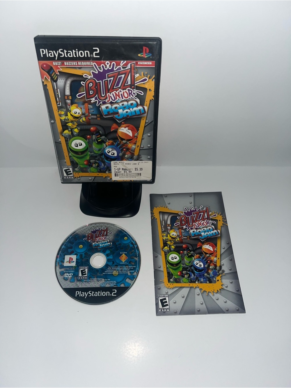 Sony 2 Buzz! Junior: Robo Jam - Blue Game Disc & Case